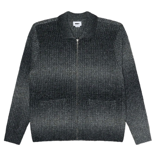 Cardigan Obey Anton Gradient Cardigan - Charcoal Multi
