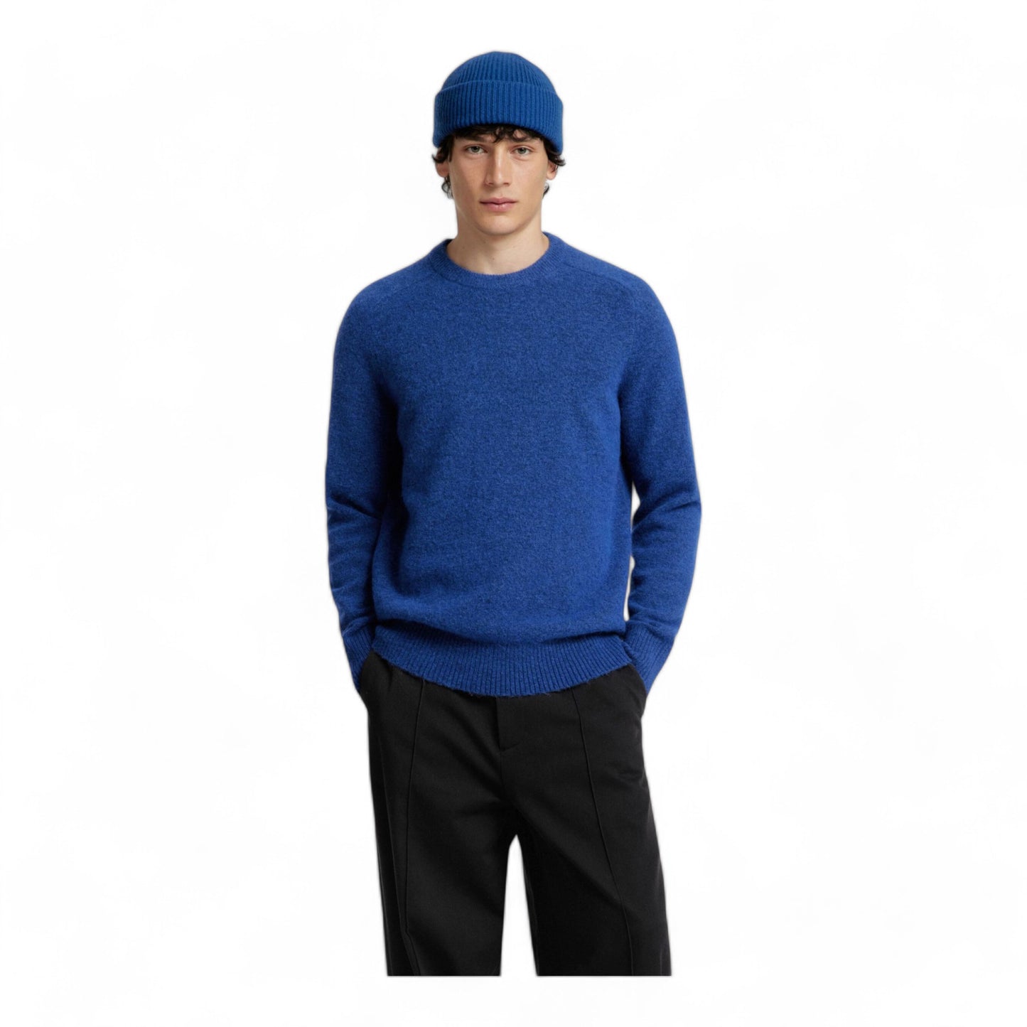 SELECTED HOMME SLHRAI LS KNIT CREW NECK NOOS Francis Concept