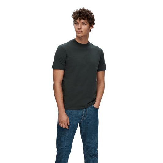 Selected Homme Neck Tee - Green Gables