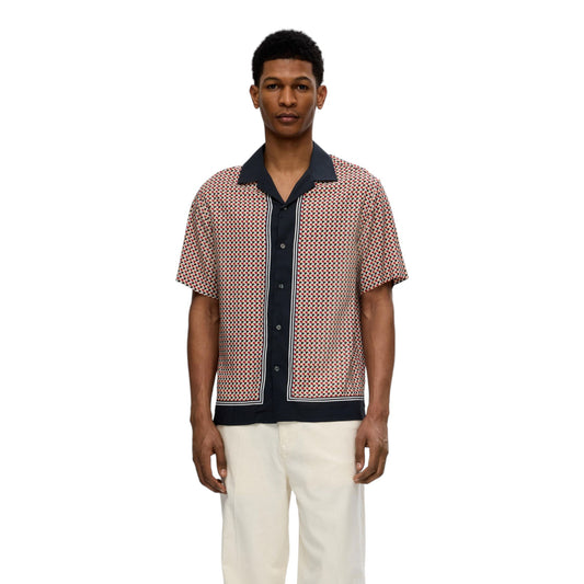 Camicia Selected Homme Bandana Shirt Resort - Sea Storm Francis Concept