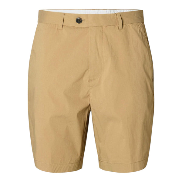 Selected Homme Regular Nico Press Shorts - Beige