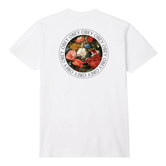 T-shirt Obey Bouquet Tee - White Francis Concept