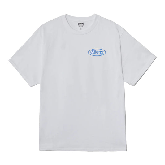 T-Shirt Obey Reaction Tee - White