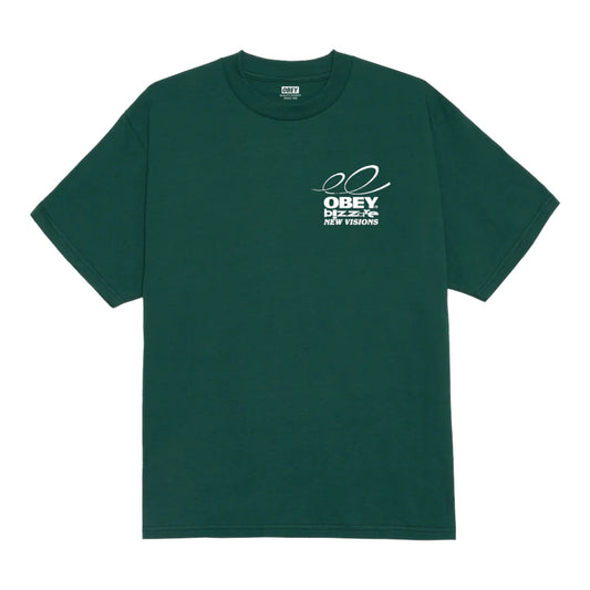T-Shirt Obey Bizzarre New Visions Tee - Rain Forest Francis Concept