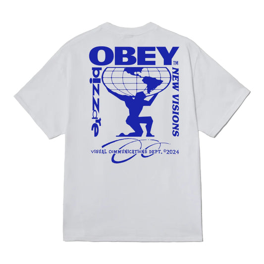 T-Shirt Obey Bizzare New Visions Tee - White