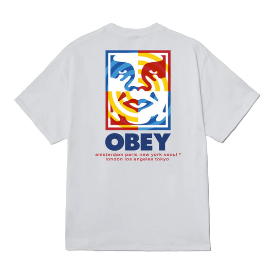 T-Shirt Obey Target Icon Tee - White