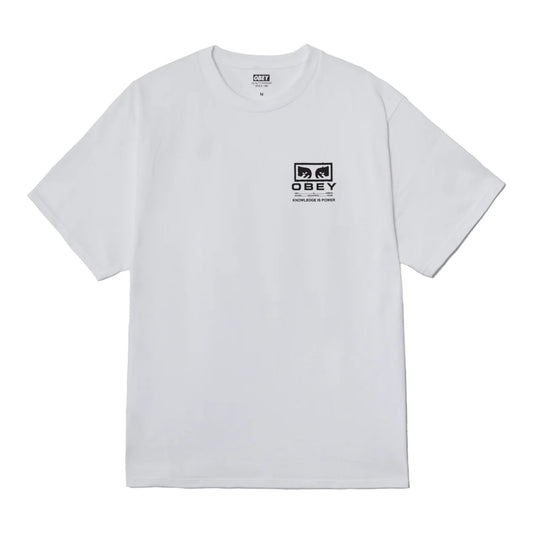 T-Shirt Obey Permission Tee - White