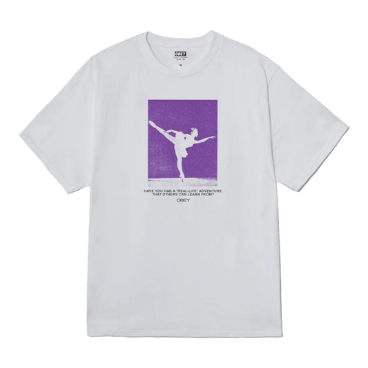 T-Shirt Obey Real Life Tee - White