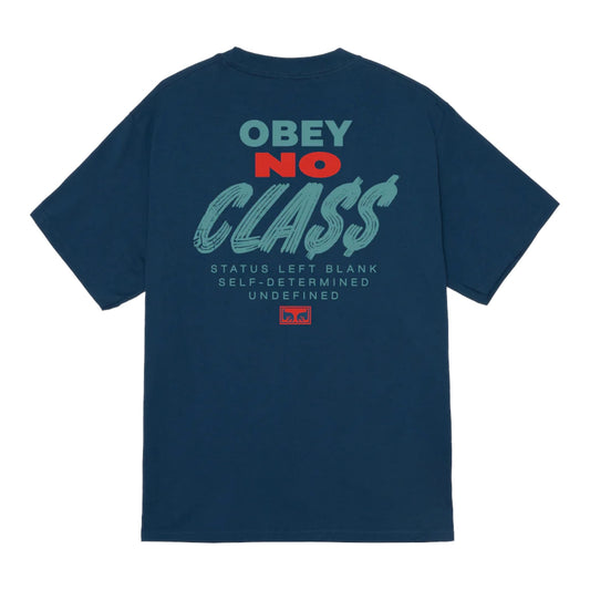 T-Shirt Obey Class Dropout Tee - Harbor Blue