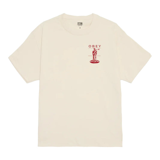 T-Shirt Obey Premium Sounds Tee - Cream Francis Concept