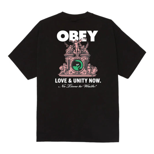 T-Shirt Obey Love & Unity Now Tee - Black Francis Concept