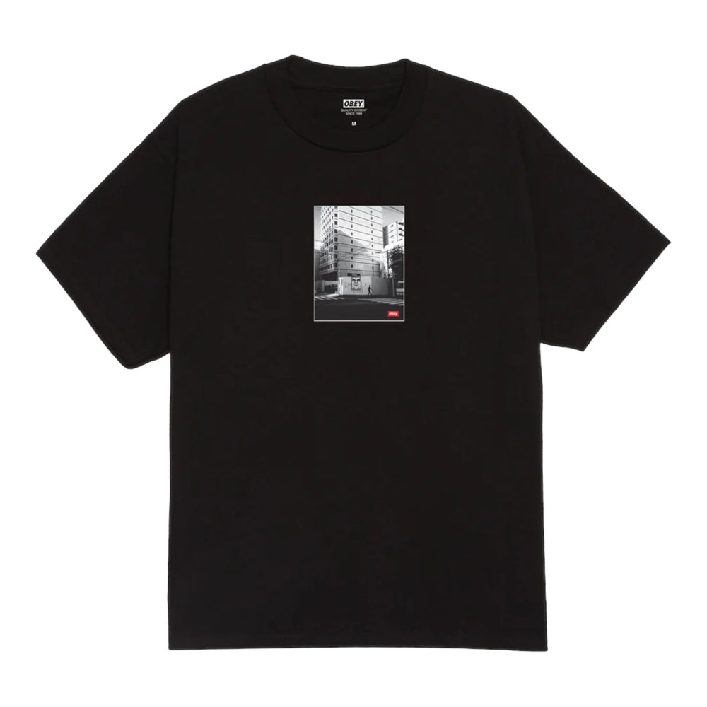 T-Shirt Obey Osaka Photo Tee - Black