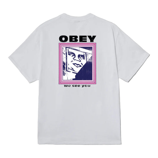 T-Shirt Obey We See You Tee - White