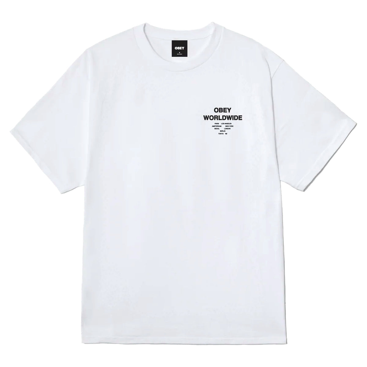 T-Shirt Obey Angels Above Tee - White