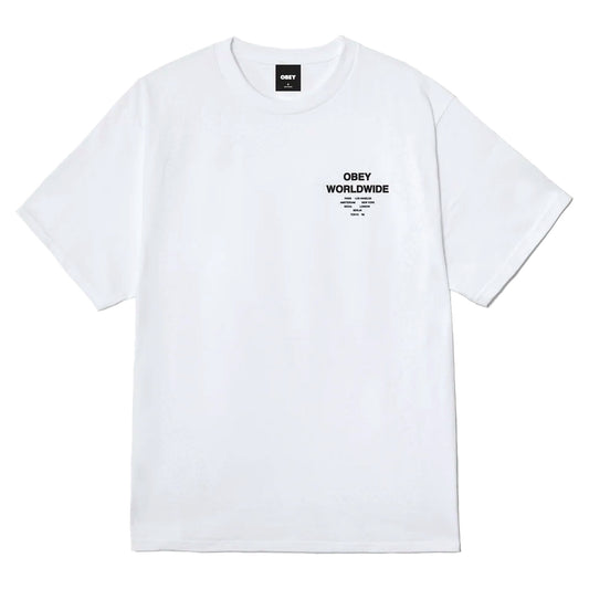 T-Shirt Obey Angels Above Tee - White