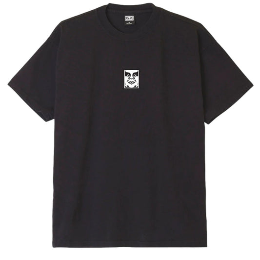 Obey Icon Heavyweight Tee - Off Black