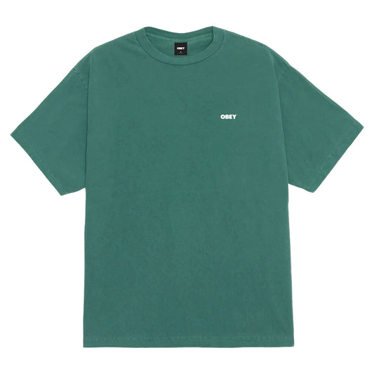 T-Shirt Obey Bold Icon Face Tee - Pigment Shade Spruce