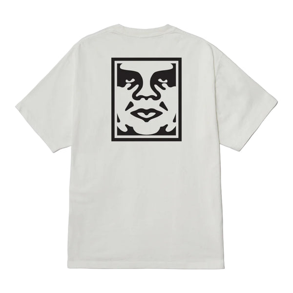 T-Shirt Obey Icon Face Tee - Pigment Vintage White