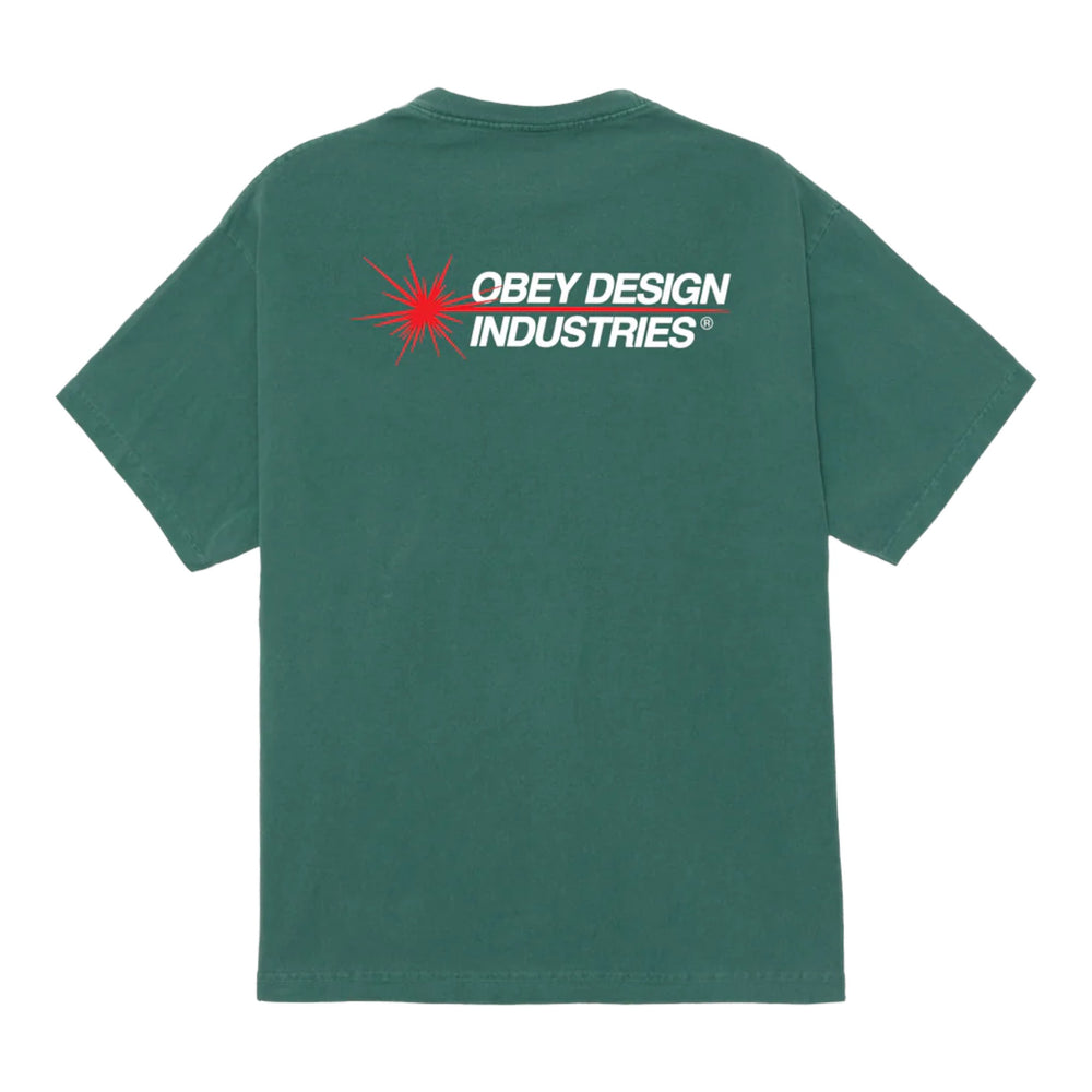 T-Shirt Obey Design Industries Tee - Pigment Rain Forest Francis Concept