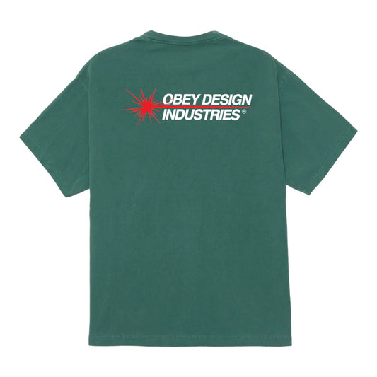 T-Shirt Obey Design Industries Tee - Pigment Rain Forest Francis Concept