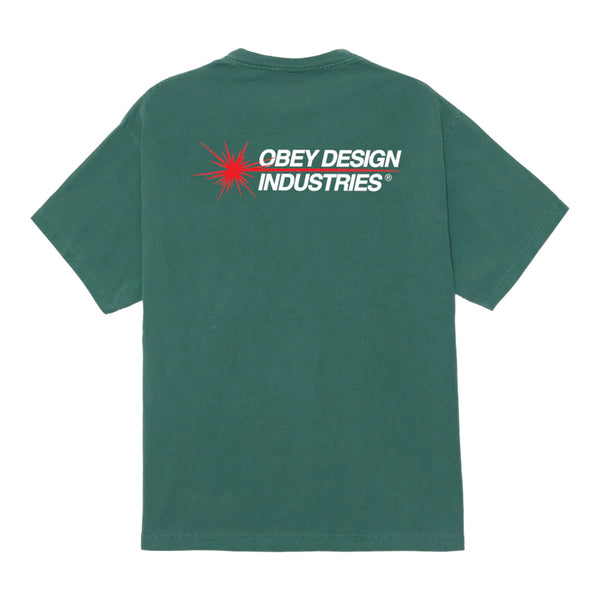 T-Shirt Obey Design Industries Tee - Pigment Rain Forest Francis Concept