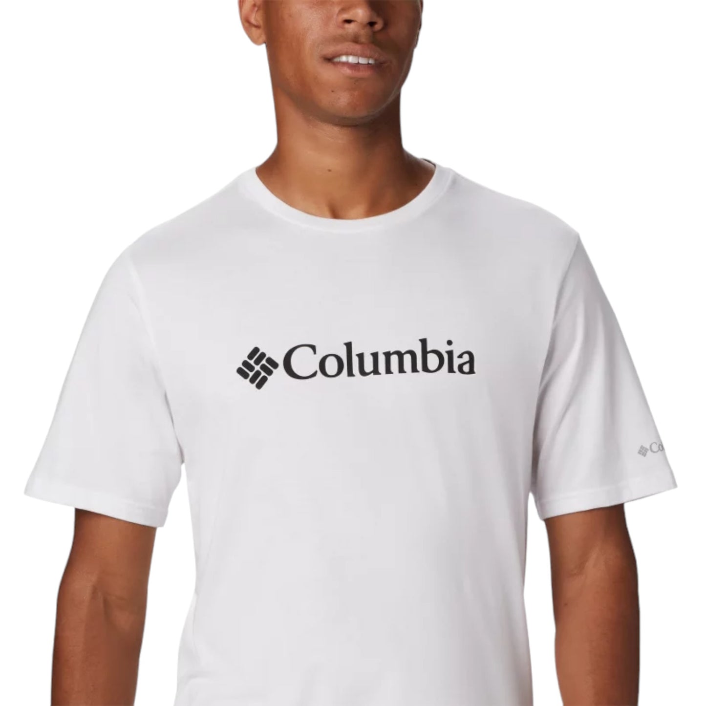 Columbia Basic Logo Short Sleeve - White Francis Concept