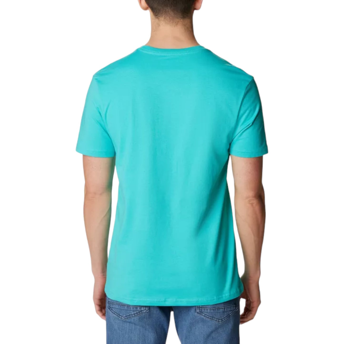 Columbia Basic Logo Short Sleeve - Bright Aqua Francis Concept