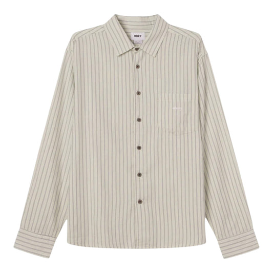 Camicia Obey Winsor Woven - Blanc De Blanc Francis Concept