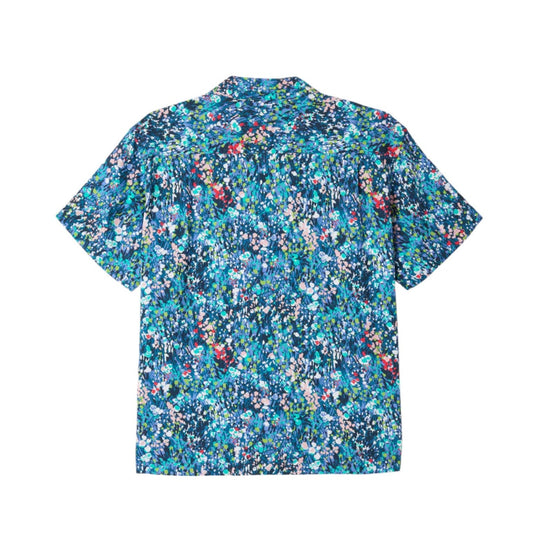 Camicia Uomo Obey Garden Woven Shirt - Blue Francis Concept