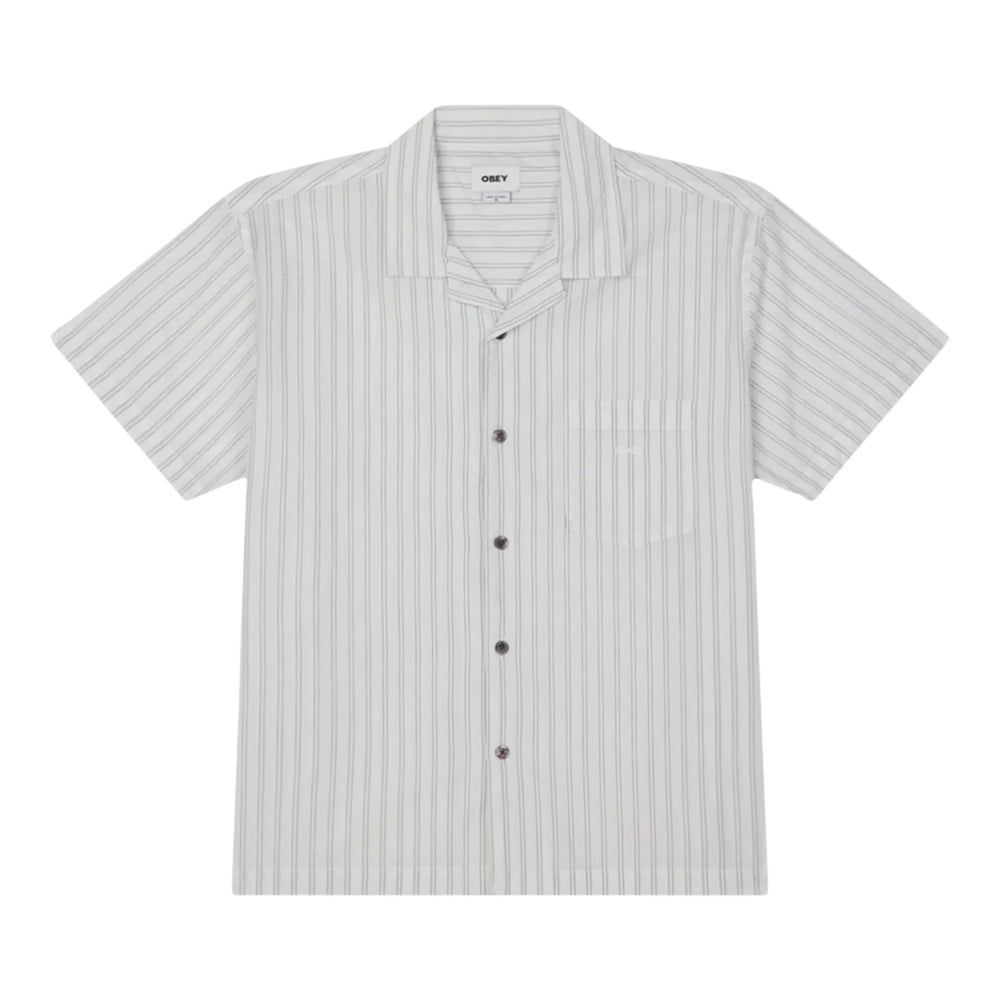 Camicia Obey Rizzo Woven SS - Cerulean Multi Francis Concept
