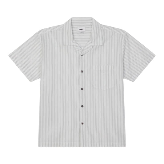 Camicia Obey Rizzo Woven SS - Cerulean Multi Francis Concept
