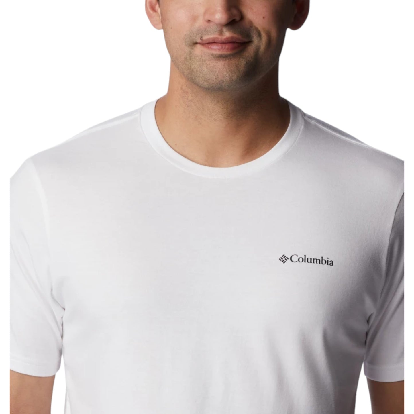 Columbia Basic Logo Short Sleeve - White Francis Concept