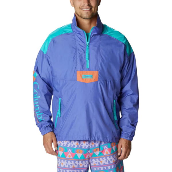 Columbia Riptide Anorak - Purple Lotus, Bright Aqua, Desert Orange Francis Concept