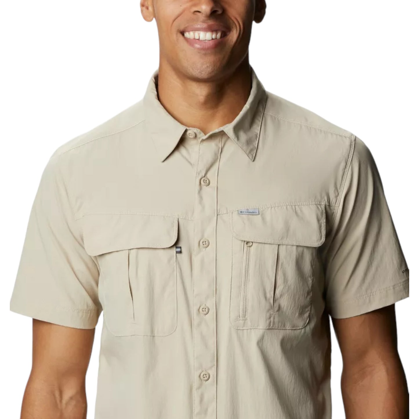 Columbia Newton Ridge II Short Sleeve - Ancient Fossil Francis Concept