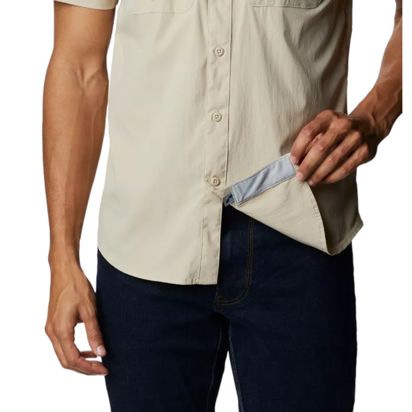 Columbia Newton Ridge II Short Sleeve - Ancient Fossil Francis Concept