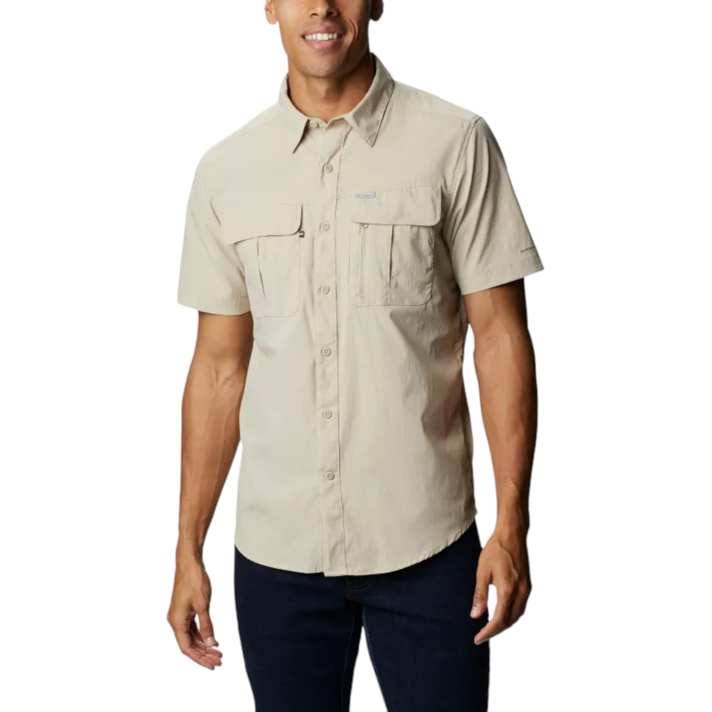 Columbia Newton Ridge II Short Sleeve - Ancient Fossil Francis Concept