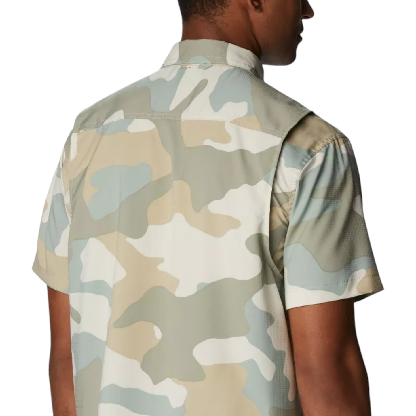 Columbia Utilizer Printed Woven Short Sleeve - Niagara Mod Camo Francis Concept