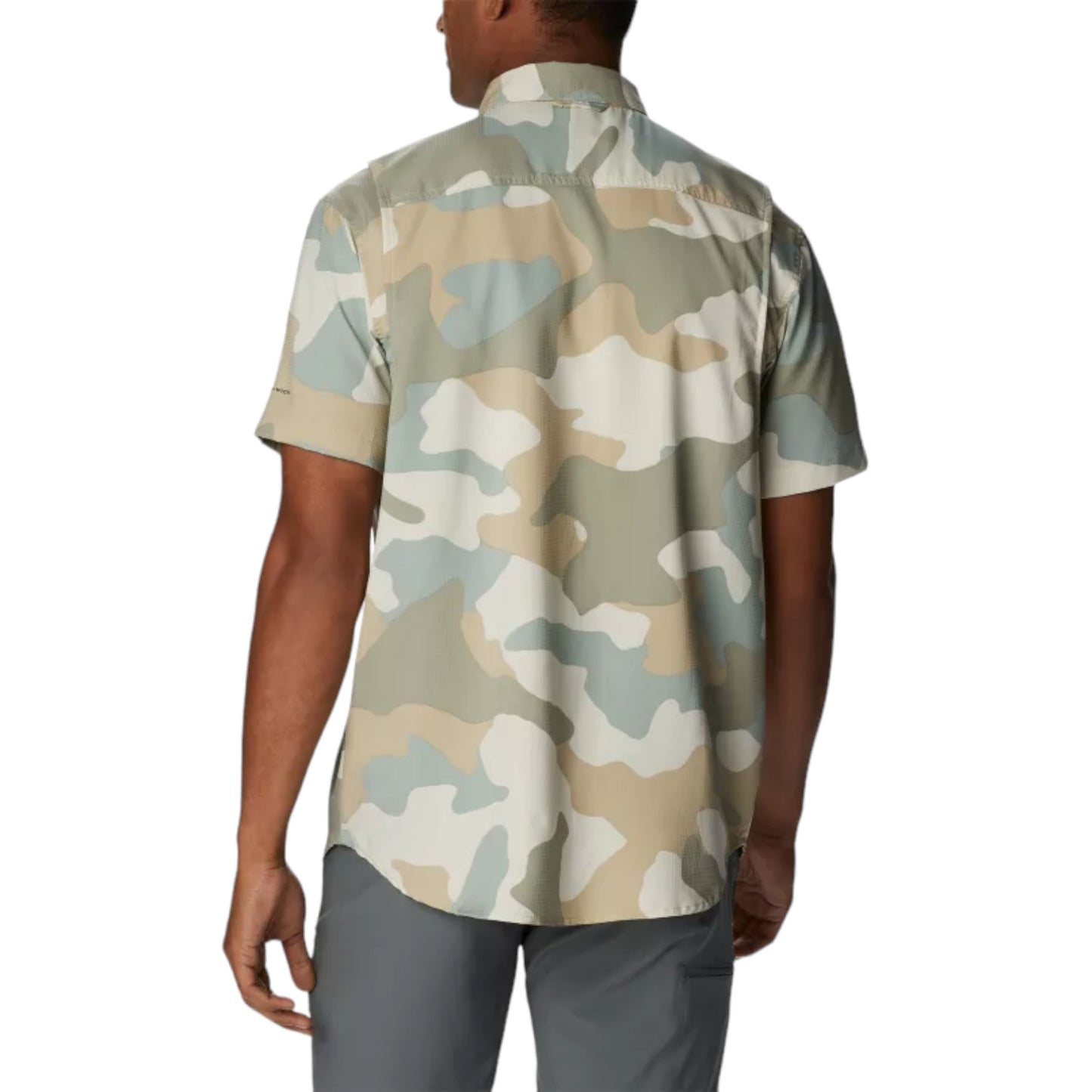 Columbia Utilizer Printed Woven Short Sleeve - Niagara Mod Camo Francis Concept