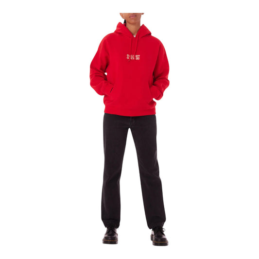 Felpa Obey Gallery Hood Fleece - Red Francis Concept