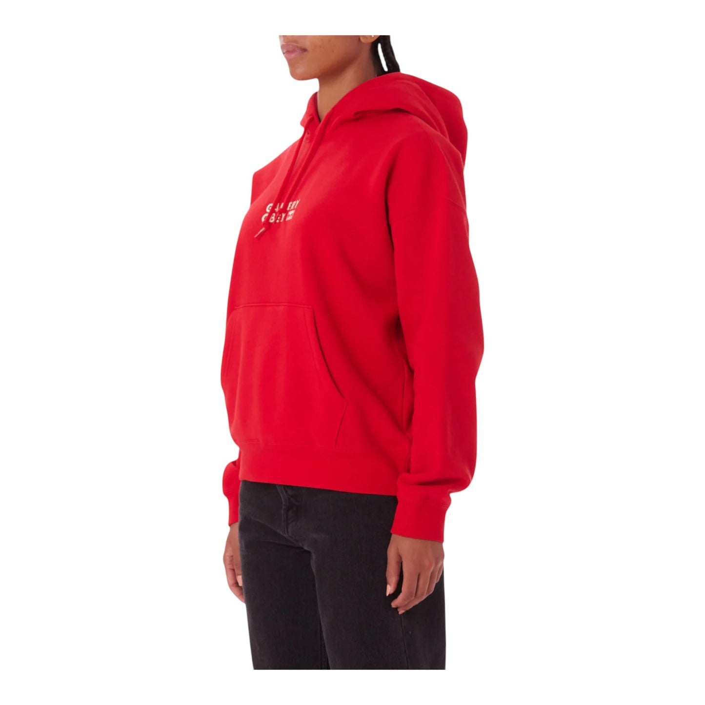 Felpa Obey Gallery Hood Fleece - Red Francis Concept