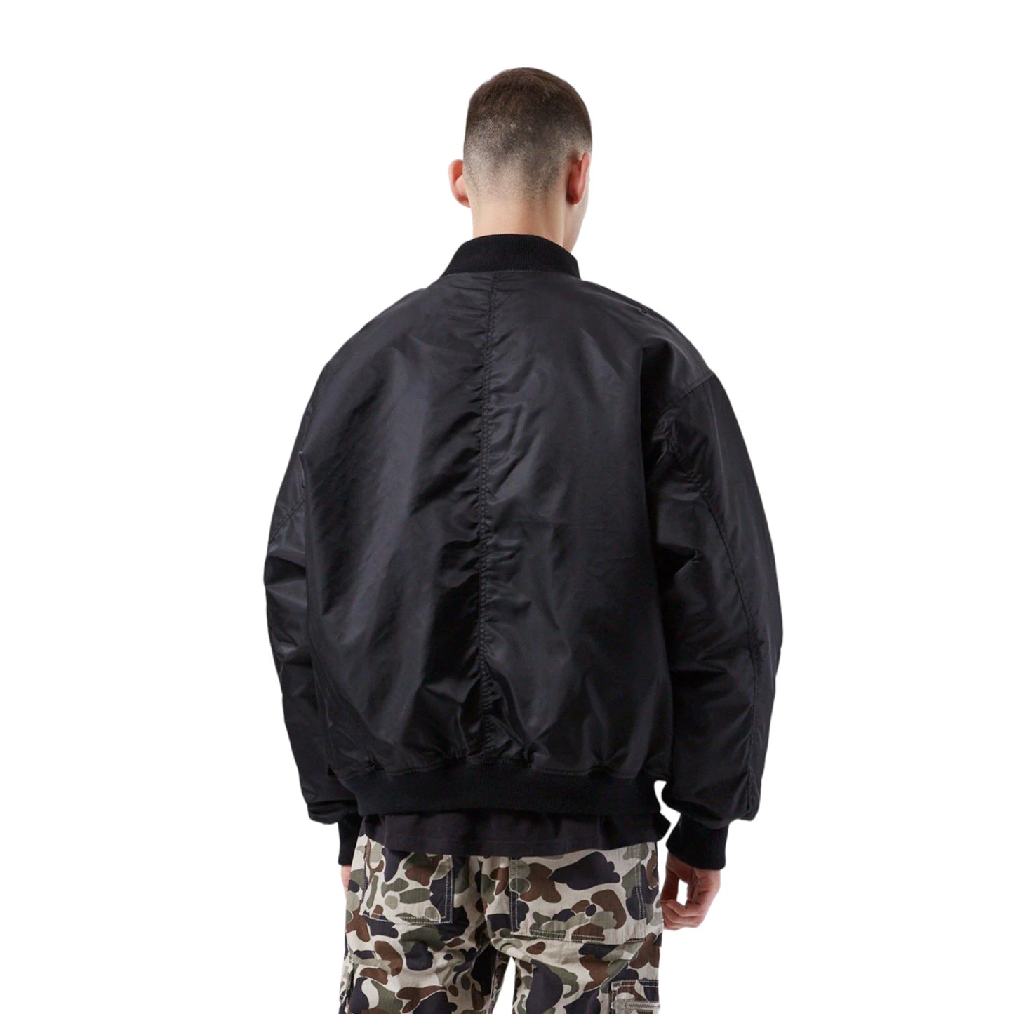 DrDenim Hector Bomber Jacket - Black Francis Concept