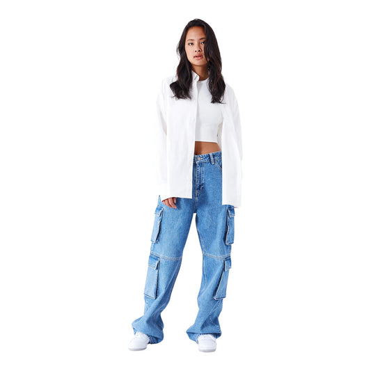 Jeans Dr.Denim Donna Multi Cargo - Stream Mid Retro Francis Concept