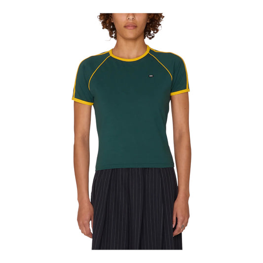 T- Shirt Obey Diversion Raglan Tee - Forest SS