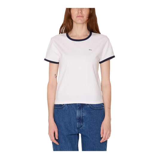 T- Shirt Obey Tyler Ringer SS - White Francis Concept
