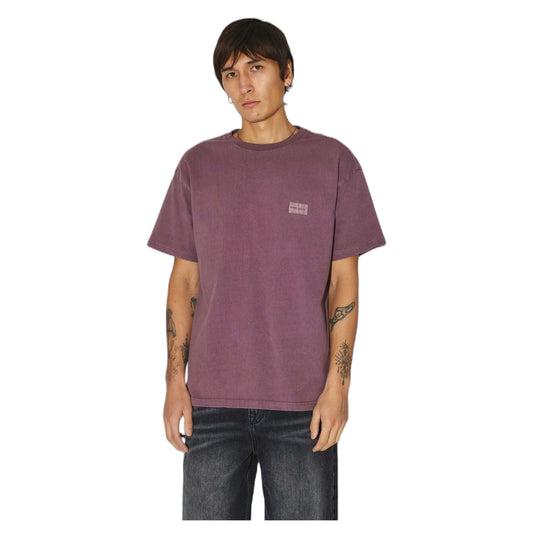 T-Shirt Dr.Denim Trooper Tee - Aubergine Overdye
