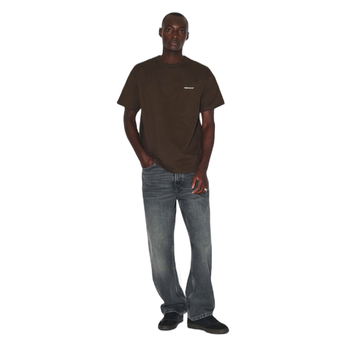 T-Shirt Dr.Denim Trooper Tee - Brown Bloom