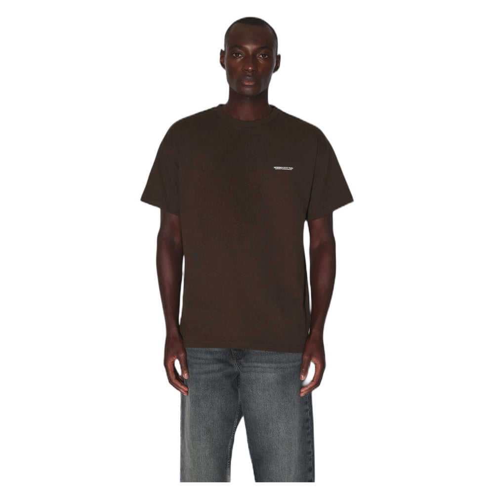 T-Shirt Dr.Denim Trooper Tee - Brown Bloom