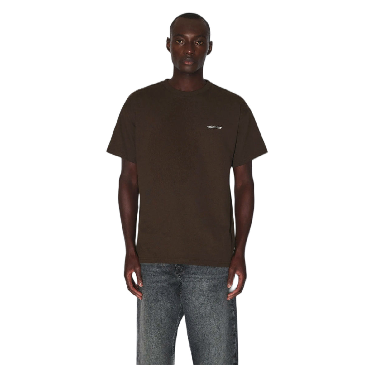 T-Shirt Dr.Denim Trooper Tee - Brown Bloom