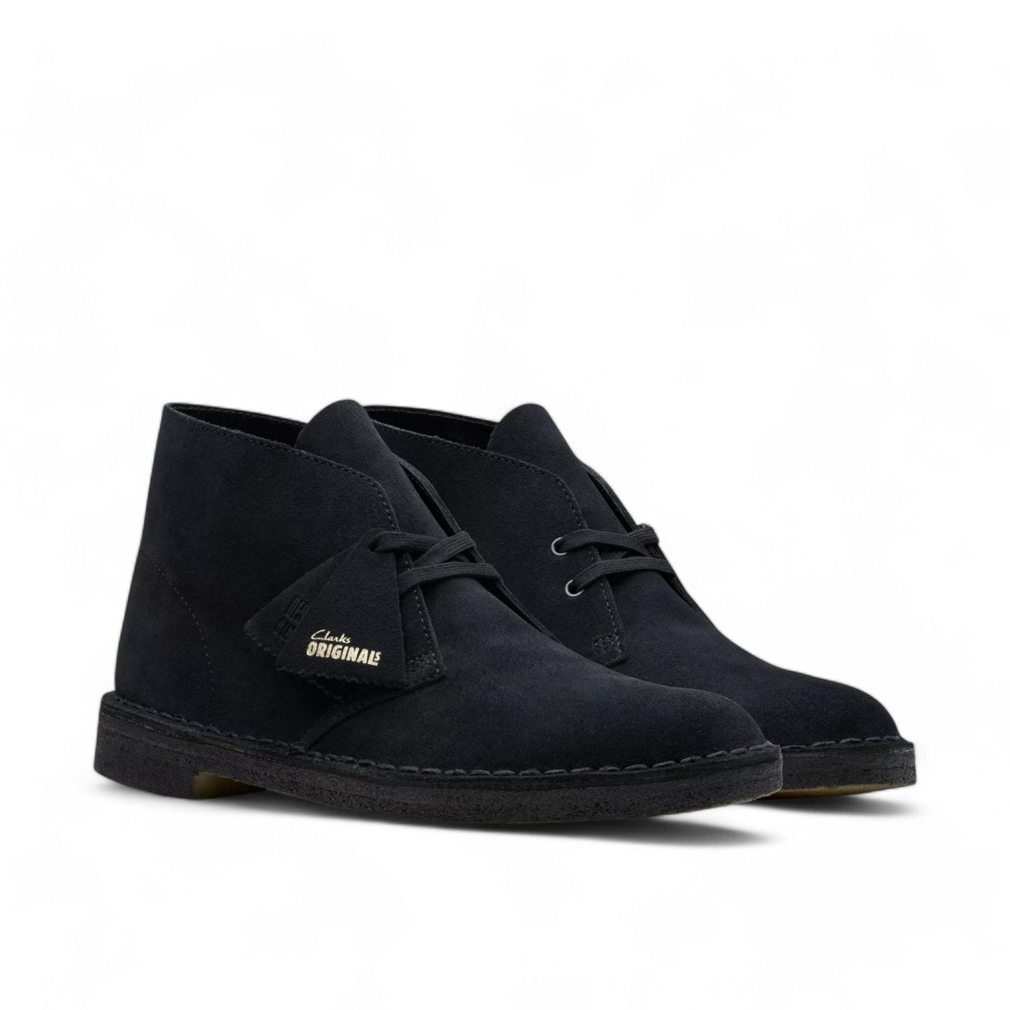 Scarpe Clarks Desert Boot In Suede - Black