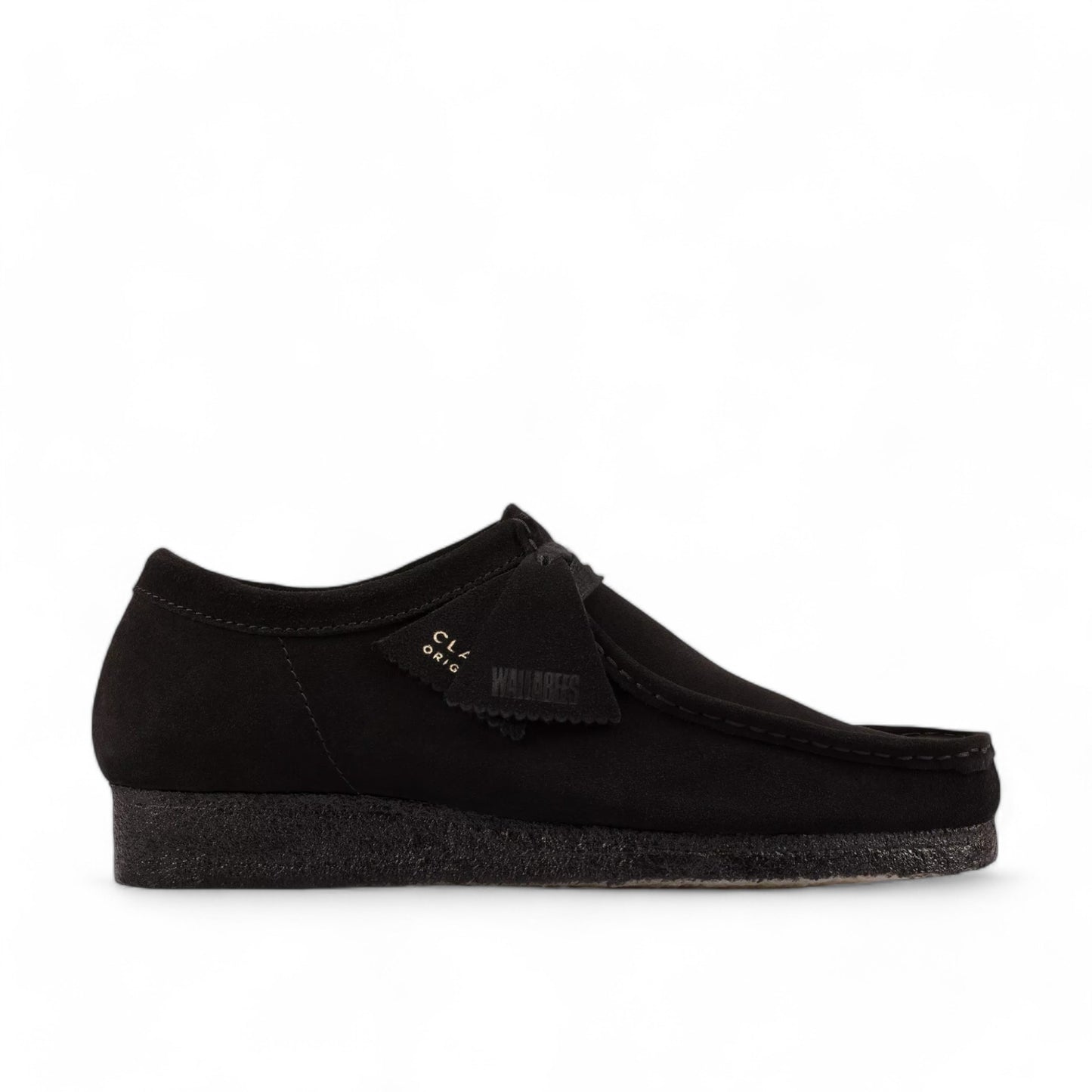 Scarpe Clarks Wallabee in Suede-Black Francis Concept